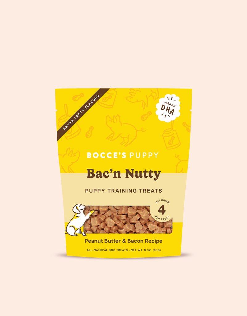 Bac N' Nutty Puppy Training Bites – Bocce's Bakery