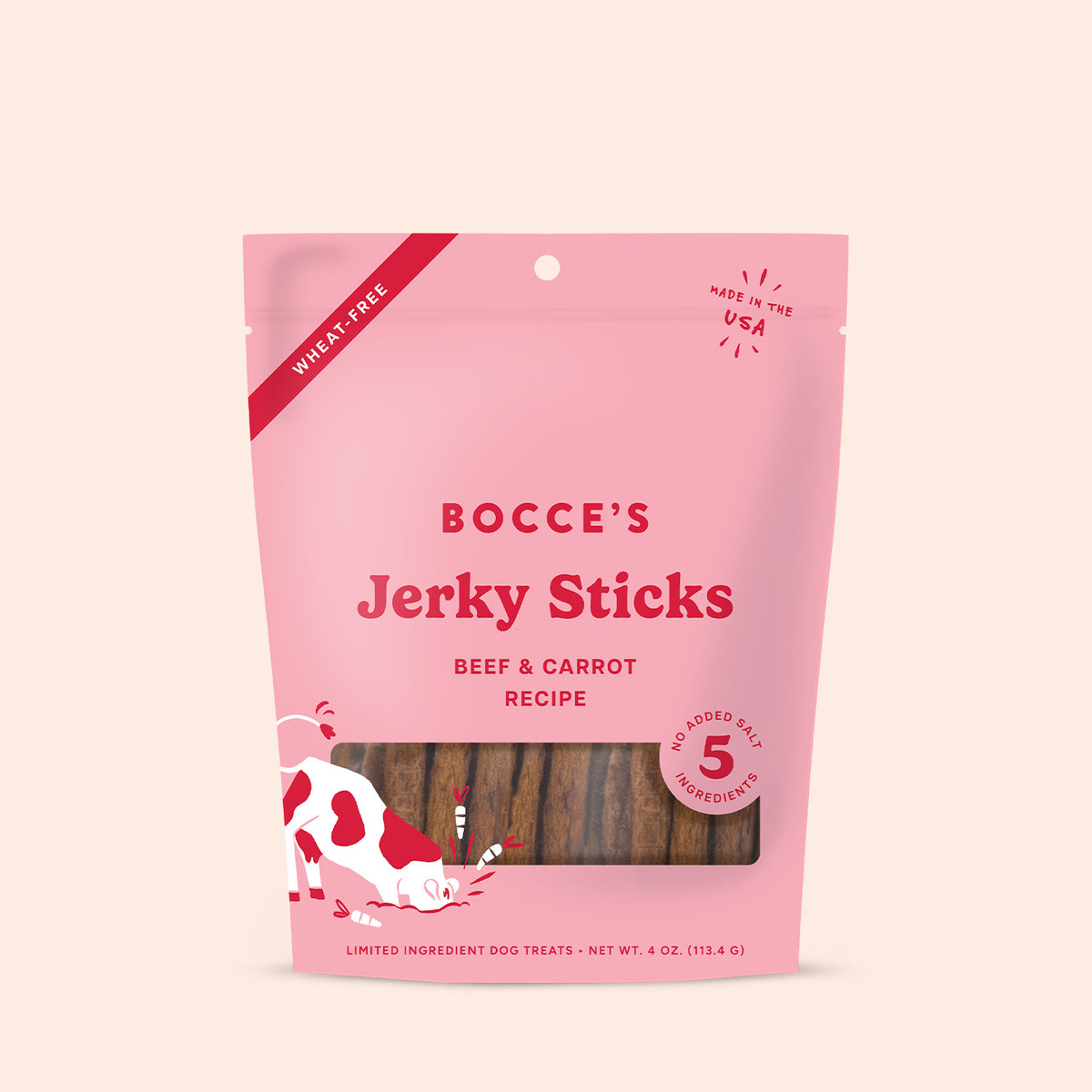Beef & Carrot Jerky Sticks – Bocce's Bakery