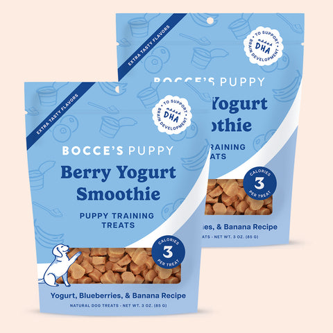 Berry Yogurt Smoothie Puppy Training Bites 2-pack