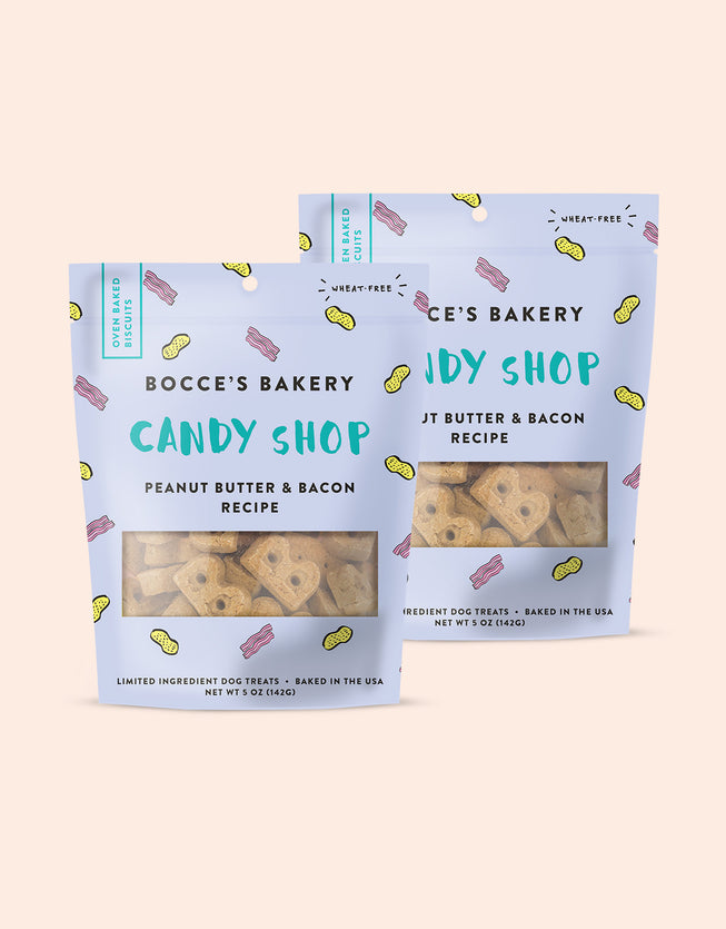 Peanut Butter & Bacon Biscuits 2-pack