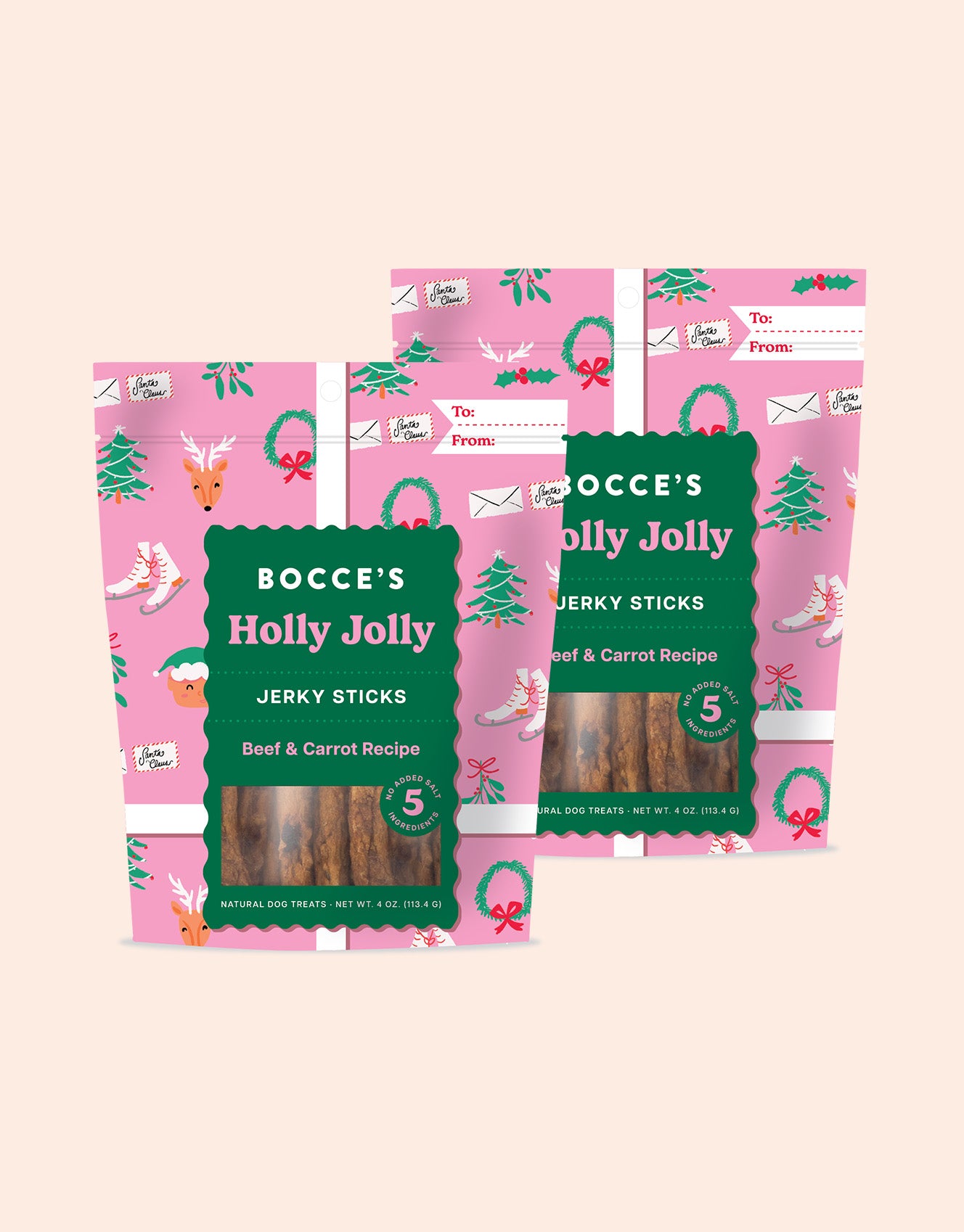 Holly Jolly Jerky Sticks 2-pack