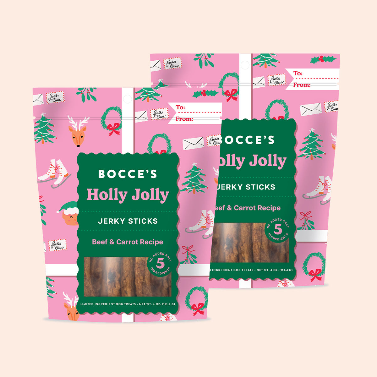 Holly Jolly Jerky Sticks 2-pack – Bocce's Bakery