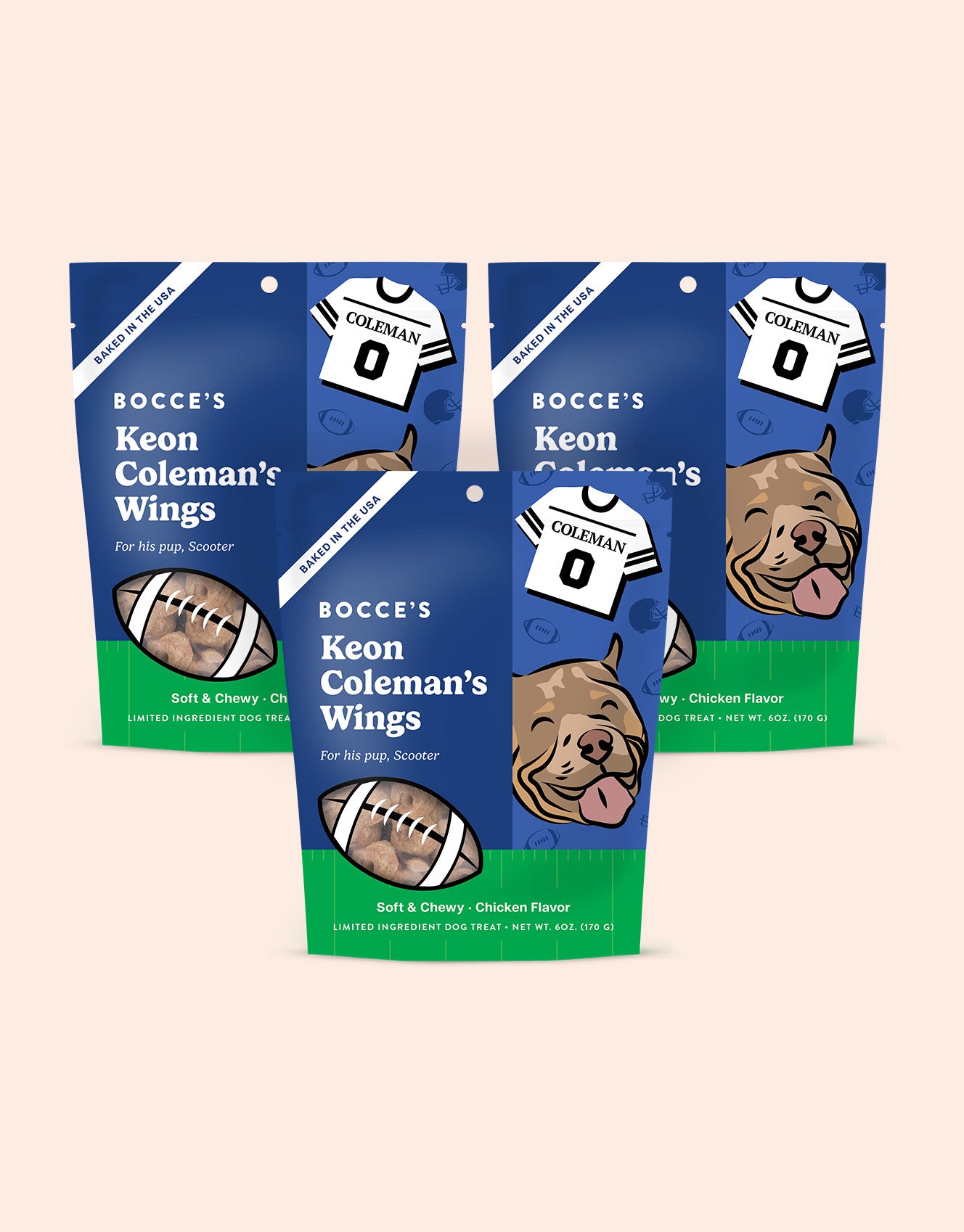 Keon Coleman’s Wings 3-pack