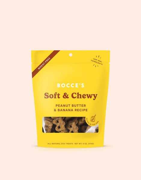 Soft Chewy PB Banana Treats – Bocce's Bakery