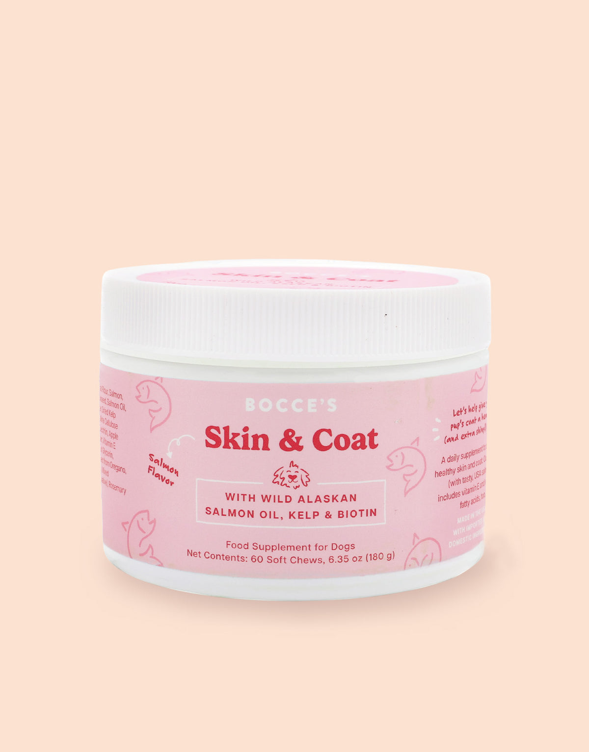 Skin and coat dog supplement hotsell