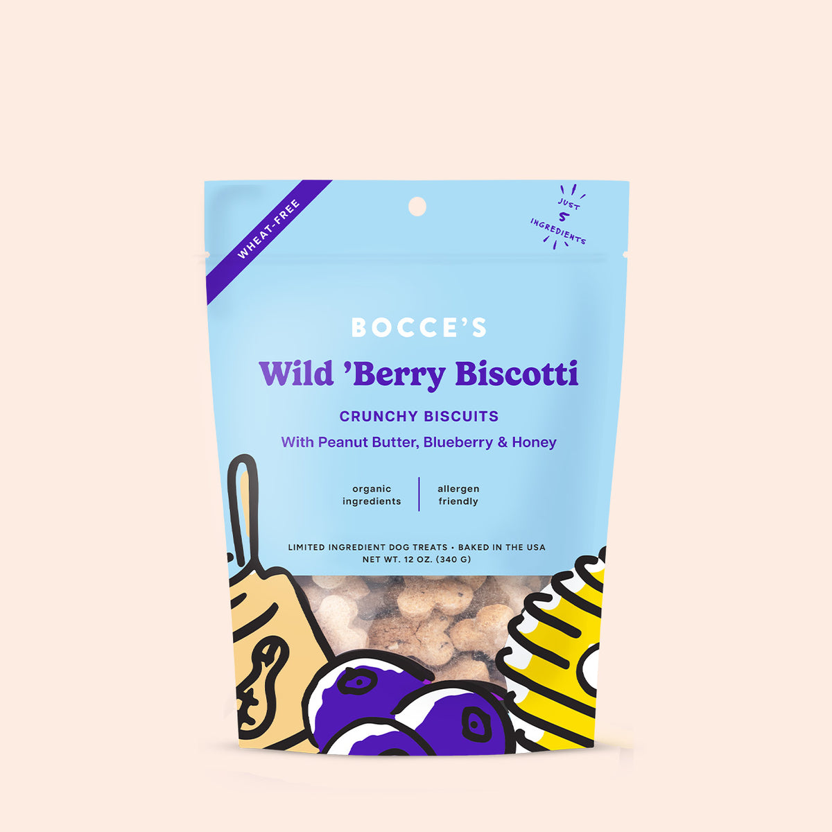 Wild 'Berry Biscotti Biscuits – Bocce's Bakery